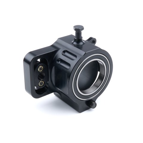 Birdcage - Passenger Side - 2.750 in ID Bearing - Adjustable - Double Bearing - Hardware Included - Aluminum - Black Anodized - Sprint Car - Each