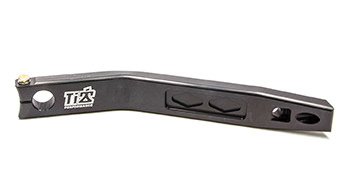 Torsion Arm - Rear - Passenger Side - 13.25 in Long - 5 in Offset - Hardware Included - Aluminum - Black Anodized - Sprint Car - Each