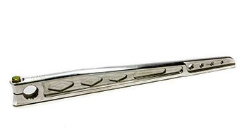 Torsion Arm - Front - Driver Side - Hardware Included - Aluminum - Clear Anodized - Sprint Car - Each