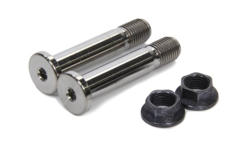 Jacobs Ladder Bolt - 3/8-24 in Thread - 1.875 in Long - Flat Head Allen Key - Titanium - Natural - Pair