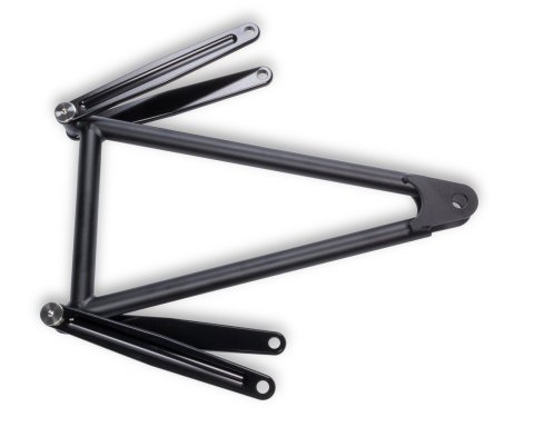Jacobs Ladder - 14 in Long - Titanium Hardware Included - Chromoly - Black Powder Coat - Sprint Car - Kit