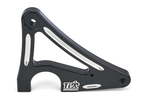 Steering Arm - Driver Side - 3-1/4 in Bolt Span - Aluminum - Black Anodized - Sprint Car - Each