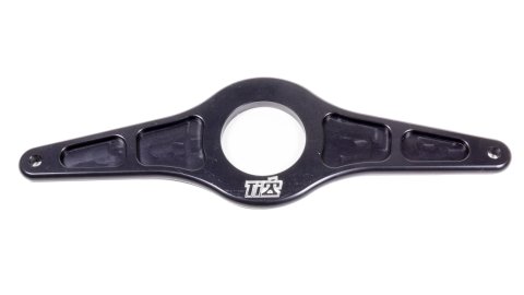 Half Box Steering Mount - 3/8 in Thick - Aluminum - Black Anodized - Sprint Car - Each