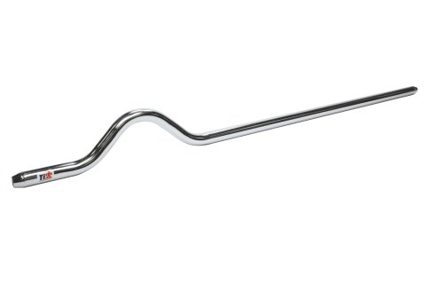 Drag Link - S-Bend - 1.125 in OD - 49 in Long - 5/8-18 in Female Thread - Chromoly - Chrome - Sprint - Each