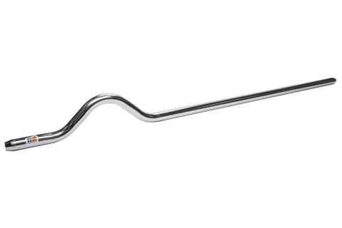 Drag Link - S-Bend - 1.125 in OD - 50 in Long - 5/8-18 in Female Thread - Chromoly - Chrome - Sprint - Each