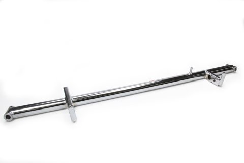 Front Axle Assembly - 1.5 in OD - 39.5 in Wide - 10 Degree Front Spindles - Chromoly - Chrome - Torsion Bar - Micro / Mini - Each
