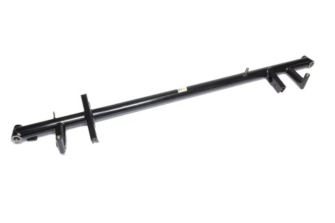 Front Axle Assembly - 1.5 in OD - 40 in Wide - 10 Degree Front Spindles - Chromoly - Black Powder Coat - Coil-Over - Micro / Mini - Each