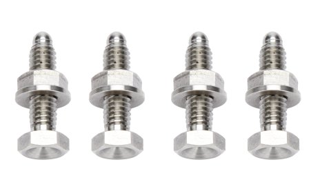 Wheel Stud - 5/16-18 in Thread - 1.500 in Long - Nuts Included - Titanium - Natural - Set of 4