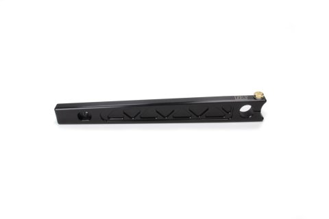 Torsion Arm - Rear - Driver Side - 7/8 in Spline - 11.5 in Long - 7/16-20 in Female Thread - Hardware Included - Aluminum - Black Anodized - Micro / Mini - Each