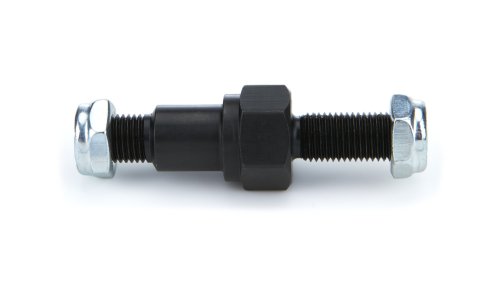 Shock Mount Stud - 3/8 in Thread - 2-1/2 in Long - Hex Nuts - Steel - Black Oxide - Mini Sprint - Each