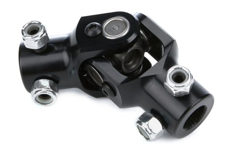 U-Joint Assembly - 29 Spline to 4-Bolt Flange - U-Joint - Aluminum - Black Anodized - Micro Sprint - Each