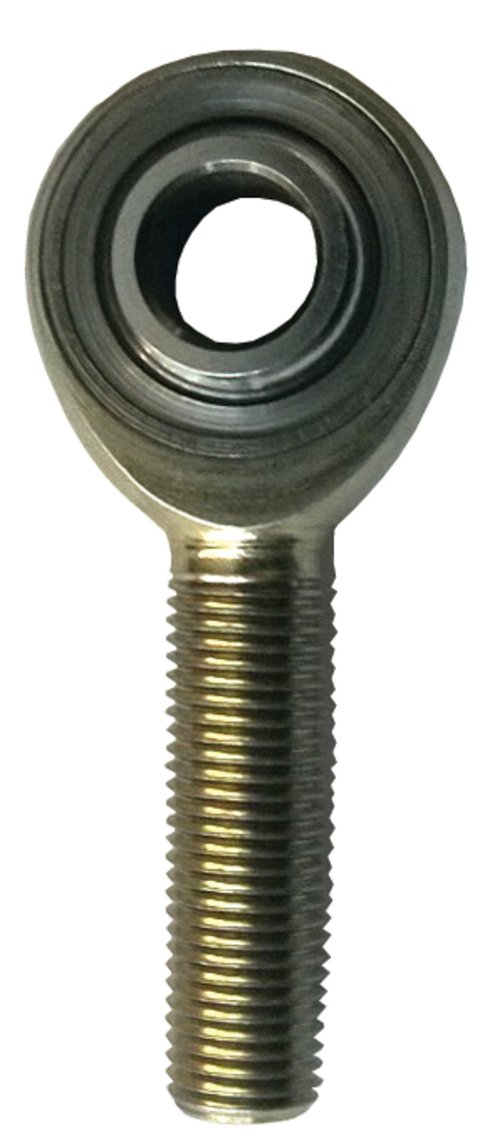 Rod End - Spherical - 3/8 in Bore - 3/8-24 in Right Hand Male Thread - Steel - Nickel Plated - Each