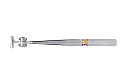 Wing Post - Top - Roller - 8 in Tall - 0.75 in OD - Chromoly - Chrome - Micro / Mini - Each