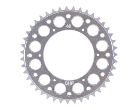 Axle Sprocket - 43 Tooth - 5.25 in Bolt Pattern - Aluminum - Natural - Micro Sprint - Each