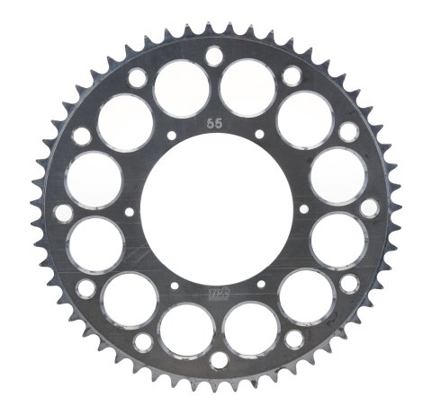 Axle Sprocket - 55 Tooth - 5.25 in Bolt Pattern - Aluminum - Natural - Micro Sprint - Each