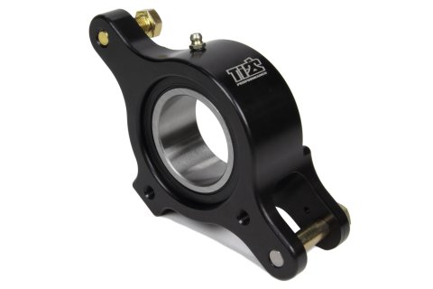 Birdcage - Driver Side - 1.965 in ID Bearing - 6 in Bolt Hole Center to Center - Bearing / Bolts / Snap Ring - Aluminum - Black Anodized - Micro / Mini - Each
