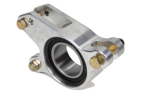 Birdcage - Driver Side - 1.975 in ID Bearing - Panhard - 5-1/4 in Bolt Hole Center to Center - Bearing / Bolts / Snap Ring - Aluminum - Polished - Micro / Mini - Kit