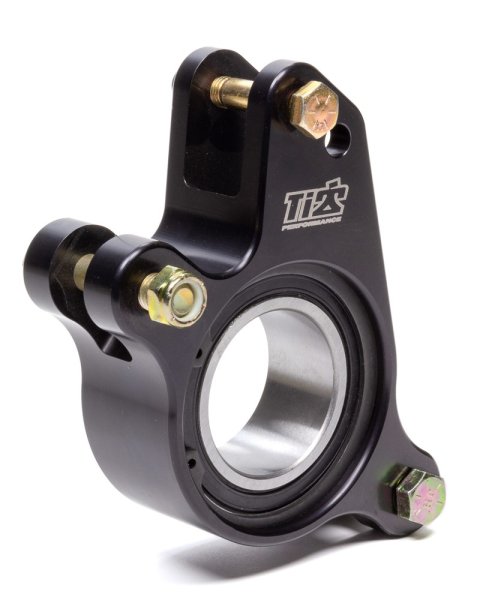 Birdcage - Driver Side - 1.975 in ID Bearing - Panhard - 5-1/4 in Bolt Hole Center to Center - Bearing / Bolts / Snap Ring - Aluminum - Black Anodized - Micro / Mini - Kit