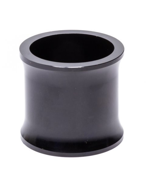 Axle Spacer - 2 in Wide - Straight - 1.75 in ID - Aluminum - Black Anodized - 1-7/8 in Micro / Mini Axles - Each