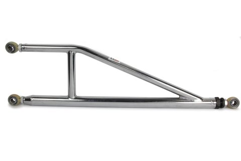 Trailing Arm - Rear - Passenger Side - Tubular - 18.5 in Long - Adjustable - Chromoly - Chrome - Panhard Style - Micro / Mini - Each