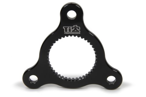 Rotor Mount - 3 x 5.00 in Bolt Circle - Inboard - 42 Spline - Aluminum - Black Anodized - Sprint Car Right Rears - Each