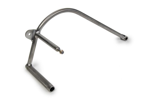 Pedal Lever - Frame Mount - 11 in Long - 1/2 in OD - 4 in Wide Pedal - Titanium - Natural - Sprint Car - Each
