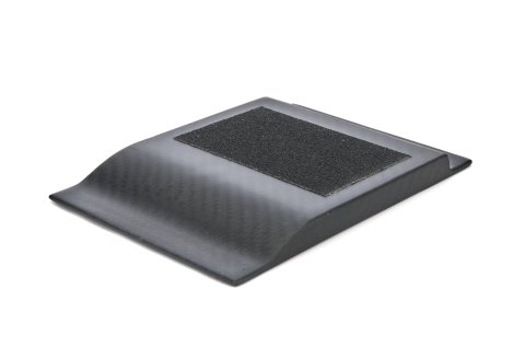 Heel Riser - 0.5 in Tall - 4.25 in Wide - Non-Skid Pad - Carbon Fiber - Natural - Each