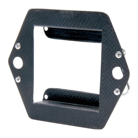 Tachometer Bracket - Plate Type - Carbon Fiber - Tel Tac - Sprint Car - Each