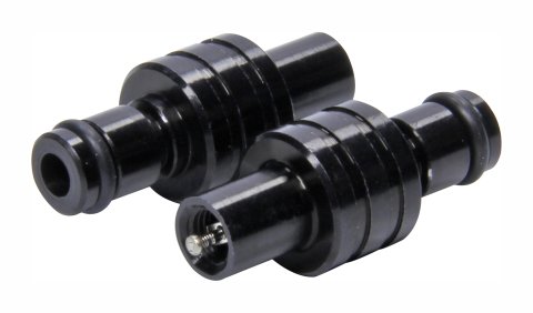 Schrader Valve - Aluminum - Natural - Pair