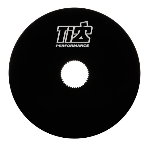 Mud Cover - Splined - Inner - Left Rear - Aluminum - Black Anodized - 12-3/4 in Wheels - Each