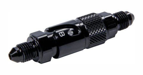 Fitting - Quick Disconnect - Both Halves to 4 AN Male - Aluminum - Black Anodized - Kit