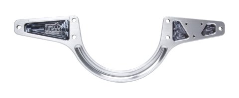 Motor Plate - Front - 19.5 in Center to Center 0.375 in thick - Aluminum - Natural - Sprint Car - Each