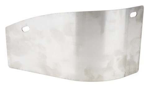 Header Guard - Passenger Side - Stainless - Natural - Sprint Car - Each