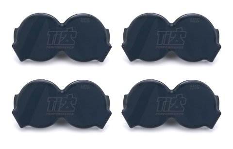 Injection Wash Plug - 2.812 in Stack Diameter - Plastic - Black - Engler - Set of 4