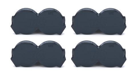 Injection Wash Plug - 2.900 in Stack Diameter - Plastic - Black - Engler - Set of 4
