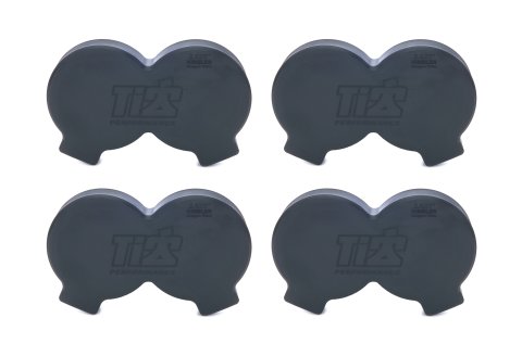 Injection Wash Plug - 2.625 in Stack Diameter - Plastic - Black - Kinsler Dragonclaw - Set of 4