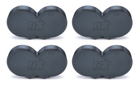 Injection Wash Plug - 2.900 in Stack Diameter - Plastic - Black - Kinsler Beast V2 - Set of 4