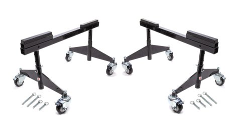 Frame Stand and Dolly - Steel - Black Powder Coat - Sprint Chassis - Pair