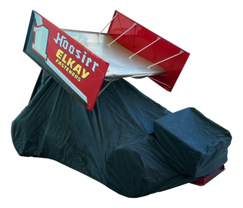 Car Cover - Indoor - Polyester / Nylon - Black - Sprint Car - Winged / Non-Winged - Each