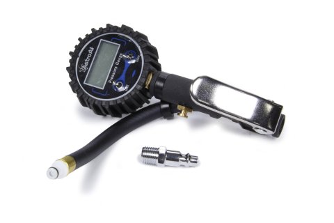 Tire Pressure Gauge - 0-100 psi - Digital - 2-1/4 in Diameter - Black Face - Each