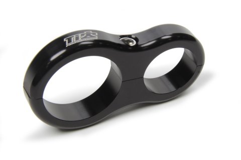 Fuel Filter Bracket - Clamp-On - 1.25 in OD Tubes - 2 in Diameter - Aluminum - Black Anodized - Each
