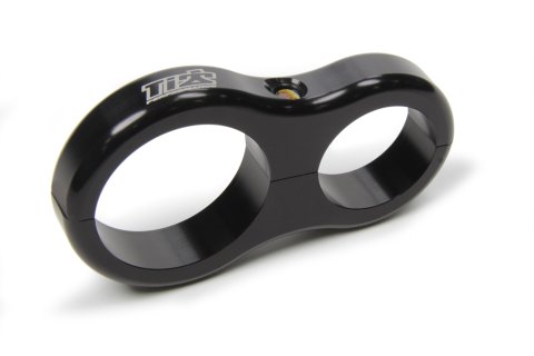 Fuel Filter Bracket - Clamp-On - 1.5 in OD Tubes - 2 in Diameter - Aluminum - Black Anodized - Each