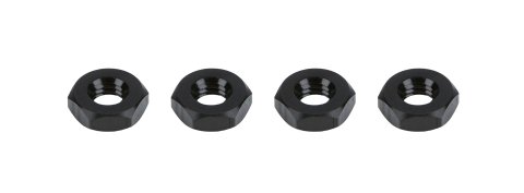 Jam Nut - 10-32 in Right Hand Thread - Aluminum - Black Anodized - Set of 4