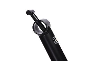 Wing Post - Top - 12 in Long - Chromoly - Black Powder Coat - Sprint Car - Each