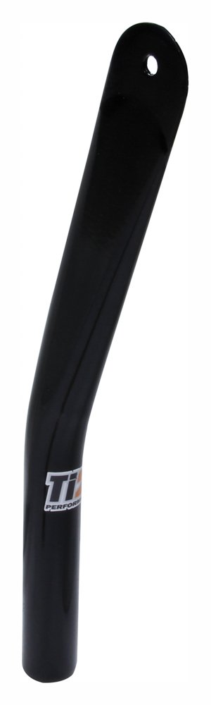 Wing Post - Front - Bent - 12 in Long - 1 in OD - Chromoly - Black Powder Coat - Sprint Car - Each