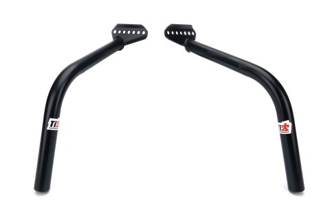 Wing Post - Front - Driver / Passenger Side - Chassis to Side Board - Adjustable - 12 in Long - 1 in OD - Chromoly - Black Powder Coat - Sprint Car - Kit