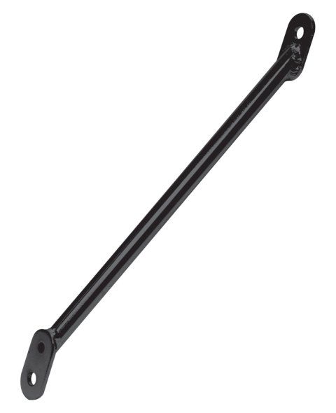 Wing Strap - Nose - Tubular - 10.75 in Long - Chromoly - Black Powder Coat - Sprint Car - Each