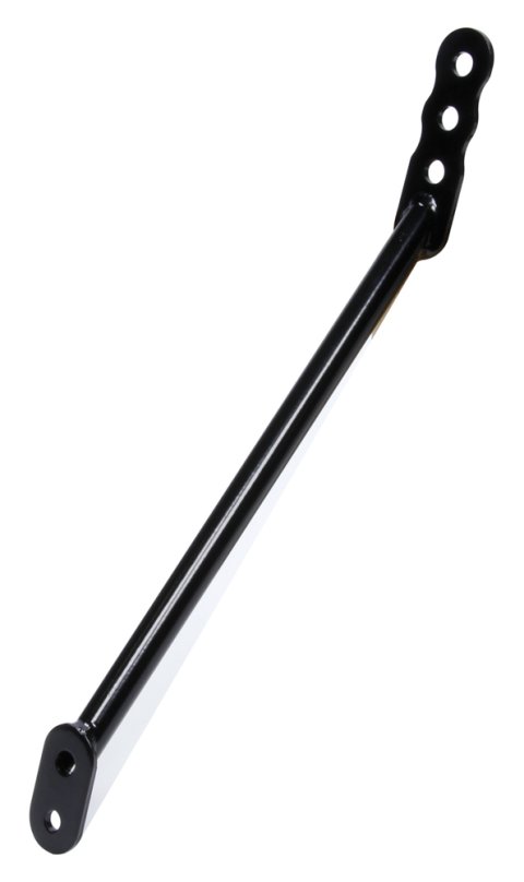 Wing Strap - Nose - Adjustable - 10.25 to 8.75 in Adjustable Height - Chromoly - Black Powder Coat - Sprint Car - Each