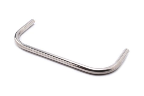 Bumper - Front - 1 in OD Tube - Single Bar - Stainless - Natural - Sprint Car - Each