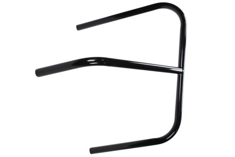 Nerf Bar - Driver Side - 3 Point - 1 in Tube - Chromoly - Black - Sprint Car - Each